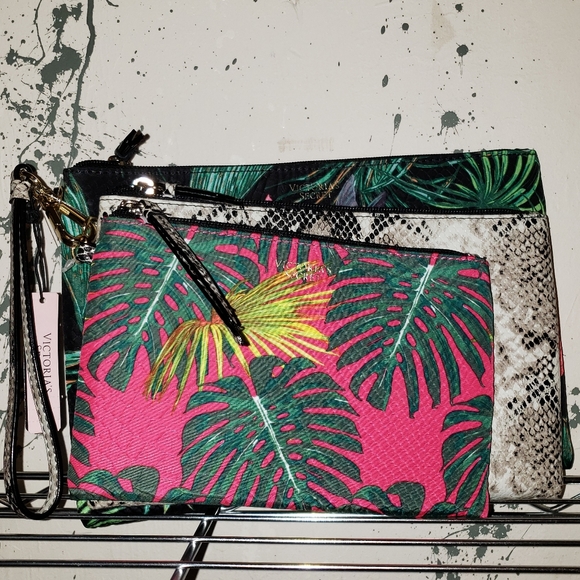 Victoria's Secret Hot Tropic Backstage Pouch Trio - Picture 3 of 4